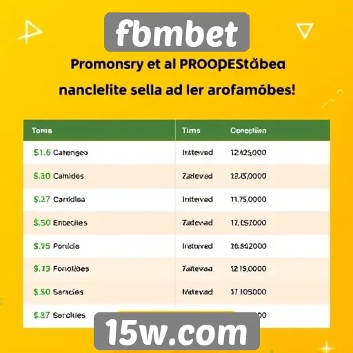 fbmbet oferece promoções diversificadas para novos jogadores